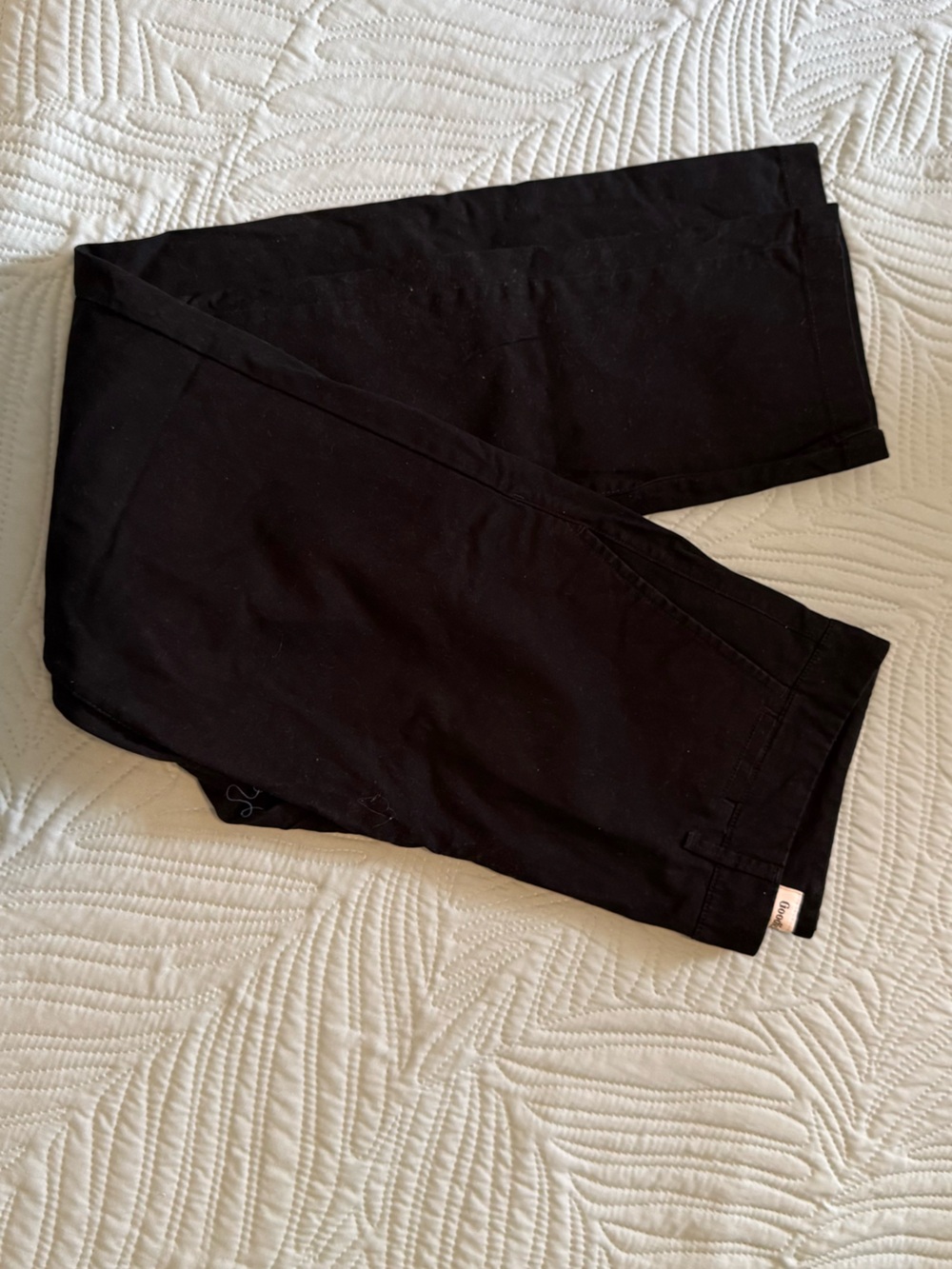 Men’s Black Straight Leg Pants 32X32